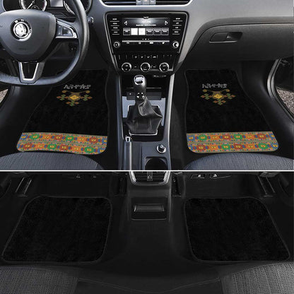 Ethiopia Saba Kemis Habesha Style Car Mats Black Color