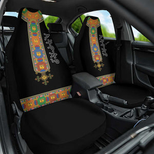 Ethiopia Saba Kemis Habesha Style Car Seat Cover Black Color