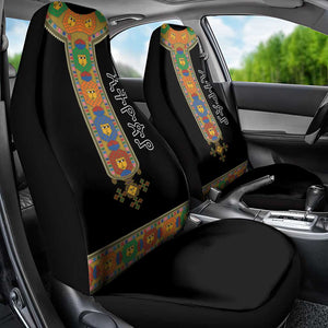 Ethiopia Saba Kemis Habesha Style Car Seat Cover Black Color