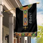 Ethiopia Saba Kemis Habesha Style Garden Flag Black Color