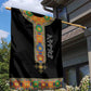 Ethiopia Saba Kemis Habesha Style Garden Flag Black Color