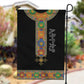 Ethiopia Saba Kemis Habesha Style Garden Flag Black Color