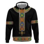 Ethiopia Saba Kemis Habesha Style Hoodie Black Color