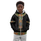 Ethiopia Saba Kemis Habesha Style Kid Hoodie Black Color