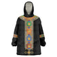Ethiopia Saba Kemis Habesha Style Kid Wearable Blanket Hoodie Black Color