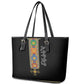 Ethiopia Saba Kemis Habesha Style Leather Tote Bag Black Color