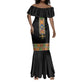 Ethiopia Saba Kemis Habesha Style Mermaid Dress Black Color
