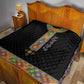 Ethiopia Saba Kemis Habesha Style Quilt Black Color
