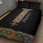 Ethiopia Saba Kemis Habesha Style Quilt Bed Set Black Color