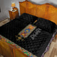Ethiopia Saba Kemis Habesha Style Quilt Bed Set Black Color
