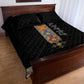Ethiopia Saba Kemis Habesha Style Quilt Bed Set Black Color