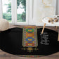 Ethiopia Saba Kemis Habesha Style Round Carpet Black Color