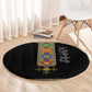 Ethiopia Saba Kemis Habesha Style Round Carpet Black Color