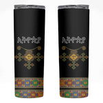 Ethiopia Saba Kemis Habesha Style Skinny Tumbler Black Color