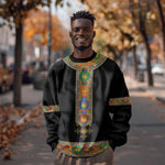Ethiopia Saba Kemis Habesha Style Sweatshirt Black Color