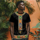 Ethiopia Saba Kemis Habesha Style T shirt Black Color