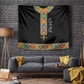 Ethiopia Saba Kemis Habesha Style Tapestry Black Color