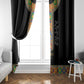 Ethiopia Saba Kemis Habesha Style Window Curtain Black Color