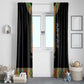 Ethiopia Saba Kemis Habesha Style Window Curtain Black Color