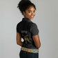Ethiopia Saba Kemis Habesha Style Women Polo Shirt Black Color