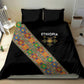 Ethiopia Saba Kemis Sash Style Bedding Set Black Color