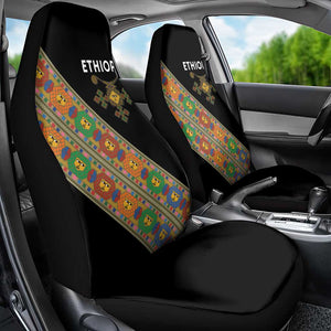 Ethiopia Saba Kemis Sash Style Car Seat Cover Black Color
