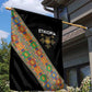 Ethiopia Saba Kemis Sash Style Garden Flag Black Color