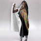Ethiopia Saba Kemis Sash Style Hooded Blanket Black Color