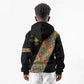 Ethiopia Saba Kemis Sash Style Kid Hoodie Black Color