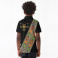 Ethiopia Saba Kemis Sash Style Kid Polo Shirt Black Color