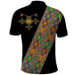 Ethiopia Saba Kemis Sash Style Polo Shirt Black Color