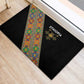 Ethiopia Saba Kemis Sash Style Rubber Doormat Black Color