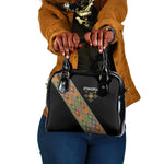 Ethiopia Saba Kemis Sash Style Shoulder Handbag Black Color