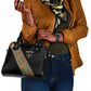 Ethiopia Saba Kemis Sash Style Shoulder Handbag Black Color