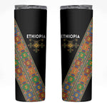 Ethiopia Saba Kemis Sash Style Skinny Tumbler Black Color