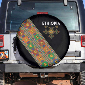 Ethiopia Saba Kemis Sash Style Spare Tire Cover Black Color