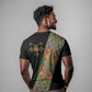 Ethiopia Saba Kemis Sash Style T shirt Black Color