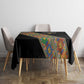 Ethiopia Saba Kemis Sash Style Tablecloth Black Color