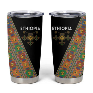 Ethiopia Saba Kemis Sash Style Tumbler Cup Black Color
