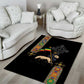 Ethiopia Saba Kemis Area Rug Lion Of Judah Black Color