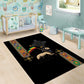 Ethiopia Saba Kemis Area Rug Lion Of Judah Black Color
