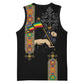 Ethiopia Saba Kemis Basketball Jersey Lion Of Judah Black Color - African Pride