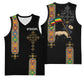 Ethiopia Saba Kemis Basketball Jersey Lion Of Judah Black Color - African Pride