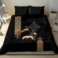 Ethiopia Saba Kemis Bedding Set Lion Of Judah Black Color