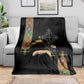 Ethiopia Saba Kemis Blanket Lion Of Judah Black Color