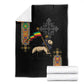 Ethiopia Saba Kemis Blanket Lion Of Judah Black Color