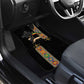 Ethiopia Saba Kemis Car Mats Lion Of Judah Black Color