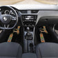 Ethiopia Saba Kemis Car Mats Lion Of Judah Black Color