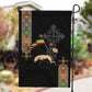 Ethiopia Saba Kemis Garden Flag Lion Of Judah Black Color