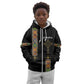 Ethiopia Saba Kemis Kid Hoodie Lion Of Judah Black Color